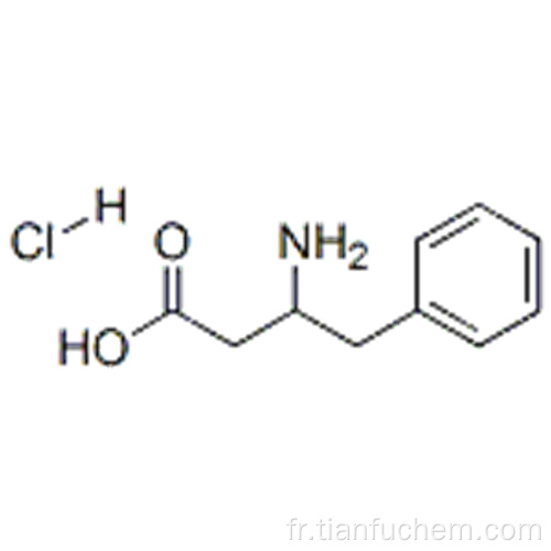 Chlorhydrate d&#39;acide 3-amino-4-phénylbutyrique CAS 3060-41-1